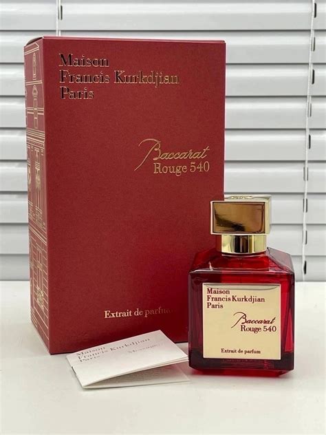 most popular baccarat perfume